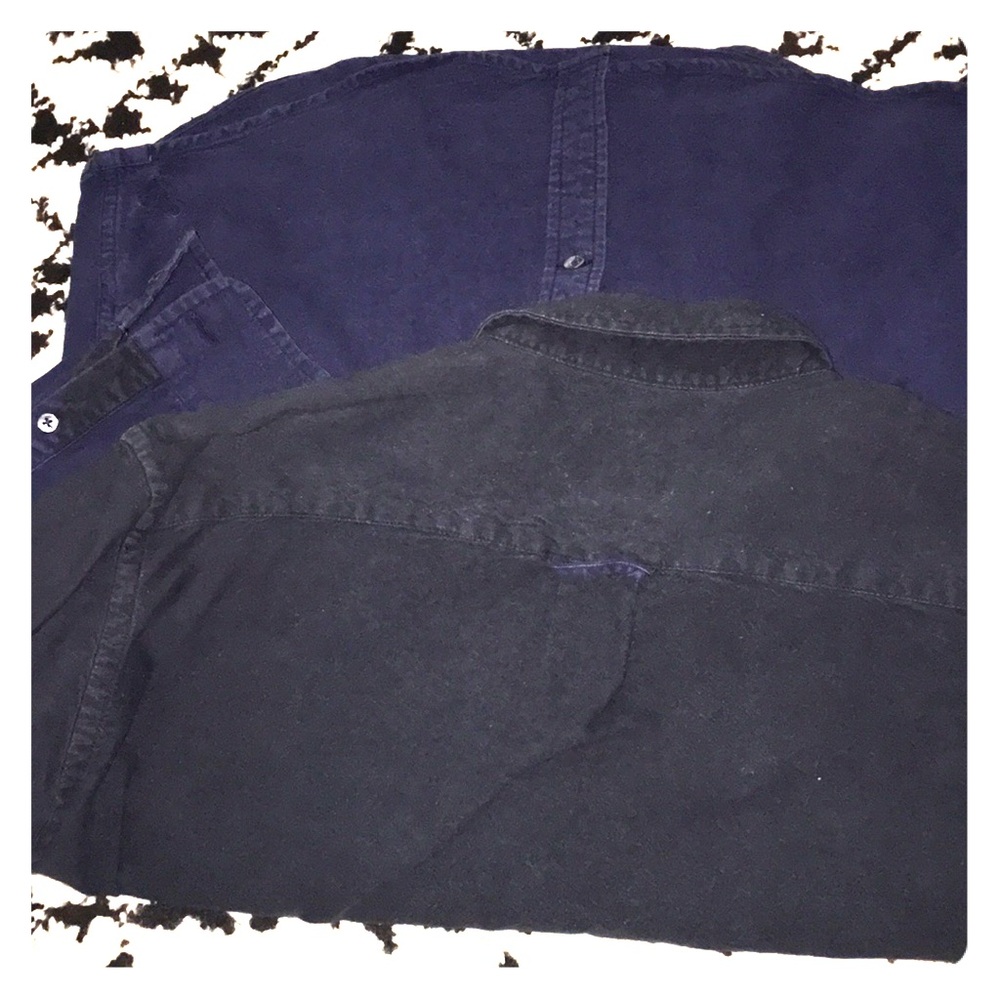 AEO • Colorblock Button Up - Picture 4 of 8
